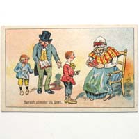 Chocolat Droulers, Fresnes, Werbekarte / Reklamebild