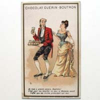 Chocolat Guérin-Boutron, Werbekarte / Reklamebild