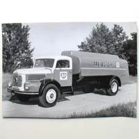BP-Treibstoff-Tankwagen, altes Foto