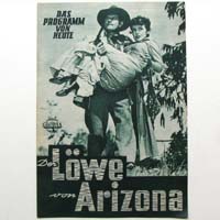 Der Löwe von Arizona, Filmprogramm