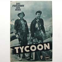 Tycoon, John Wayne, Filmprogramm, 1956