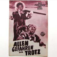 Allen Gefahren zum Trotz, Rock Hudson, Filmprogramm