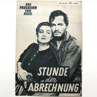 Stunde der Abrechnung, Filmprogramm