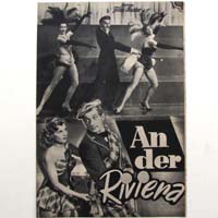 An der Riviera, Filmprogramm