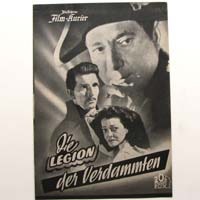 Die Legion der Verdammten, Filmprogramm