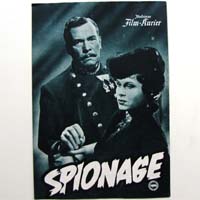 Spionage, Filmprogramm