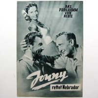 Jonny rettet Nebrador, Hans Albers, Filmprogramm