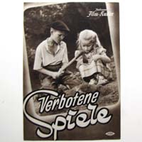 Verbotene Spiele, Filmprogramm