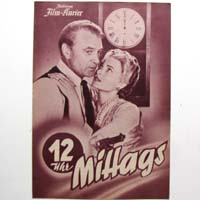 12 Uhr mittags, Grace Kelly, Filmprogramm