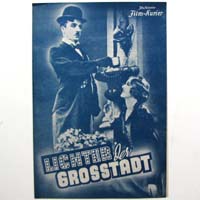 Lichter der Großstadt, Charlie Chaplin, Filmprogramm