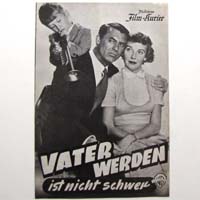 Vater werden ist nicht schwer, Cary Grant, Filmprogramm