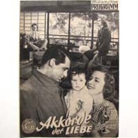 Akkorde der Liebe, Cary Grant, Filmprogramm