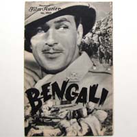 Bengali, Gary Cooper, Filmprogramm