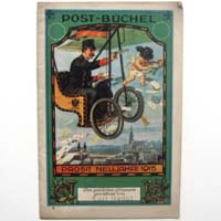 Postbüchel für das Jahr 1915, fliegendes Auto