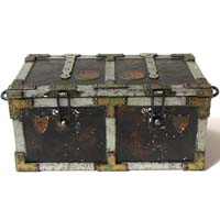 Huntley & Palmer, Iron Chest, Blechdose, 1907