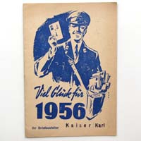 Postbüchel für das Jahr 1956