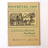 Postbüchel für das Jahr 1969