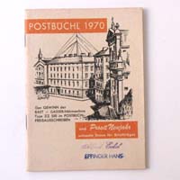 Postbüchel für das Jahr 1970