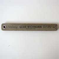 Werbe-Maßstabs-Meter, Fa. Wichmann, um 1910