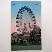 Riesenrad im Prater, Wien, Ansichtskarte