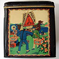 Very beautiful tea tin of Mezger Tee