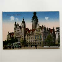 Neues Rathaus in Leipzig, Sachsen, Ansichtskarte