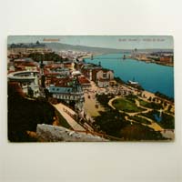 Donau in Budapest, Ansichtskarte