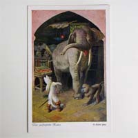 Der gestiefelte Kater, Otto Kubel, Ansichtskarte