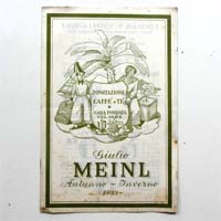 Julius Meinl, Italien, Herbst-Winter-Preisliste 1933