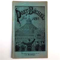 Postbüchel für das Jahr 1893