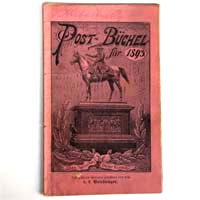Postbüchel für das Jahr 1893