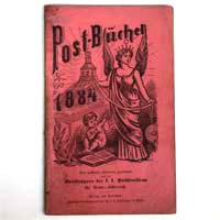 Postbüchel für das Jahr 1884