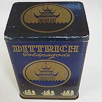 Dittrich Tee, Goldpagode, Teedose