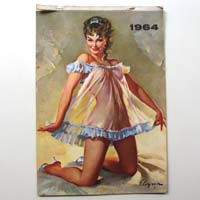 Pin-Up Kalender, Elvgren & Willis, 1964