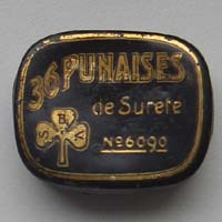 Punaises de Surete, Sicherheitsnadeln - um 1910