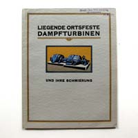 Dampfturbinen Katalog, Deutsche Vacuum Oel AG, 1928