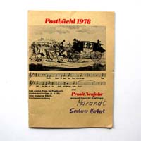 Postbüchel für das Jahr 1978