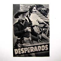 Desperados, Filmprogramm
