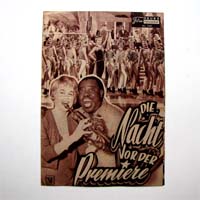 Die Nacht vor der Premiere, Marika Rökk, Filmprogramm