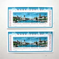 Naba Züri 1984, Briefmarken, Schweiz