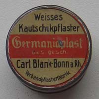 Germaniaplast, weisses Kautschukpflaster, Minidose