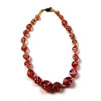 Halskette, Glas, alter Modeschmuck