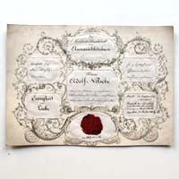 Schachklub Annarichlidrehein, Dankesurkunde, 1867