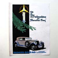 Daimler-Benz, Werbegrafik, Edward Cucuel, 1927