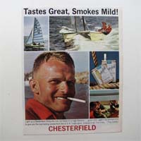 Chesterfield, Zigaretten, Werbegrafik, USA, 1964