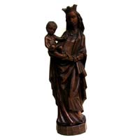 Maria mit Jesukind, Südtiroler Holzschnitzerei