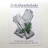 Lederhandschuhe, Atelier Trias, Werbegrafik, 1925