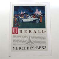 Mercedes Benz, Hans Neumann, Werbegrafik, 1931