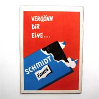 Schmidt Famos, Werbegrafik, 1959