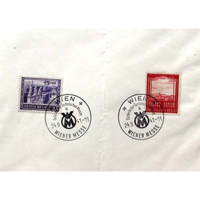 Briefmarken, Dt. Reich, Sonderstempel Wiener Messe 1941